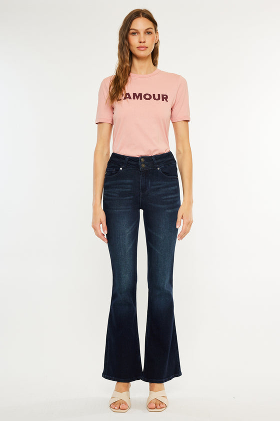 Vida High Rise Flare Jeans - Official Kancan USA