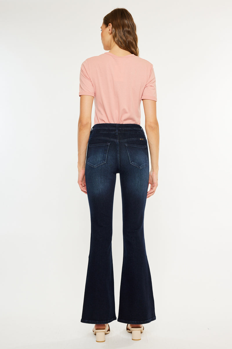 Vida High Rise Flare Jeans - Official Kancan USA