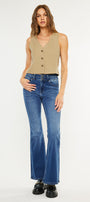 Vida High Rise Flare Jeans - Official Kancan USA