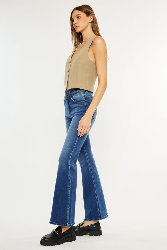 Vida High Rise Flare Jeans - Official Kancan USA