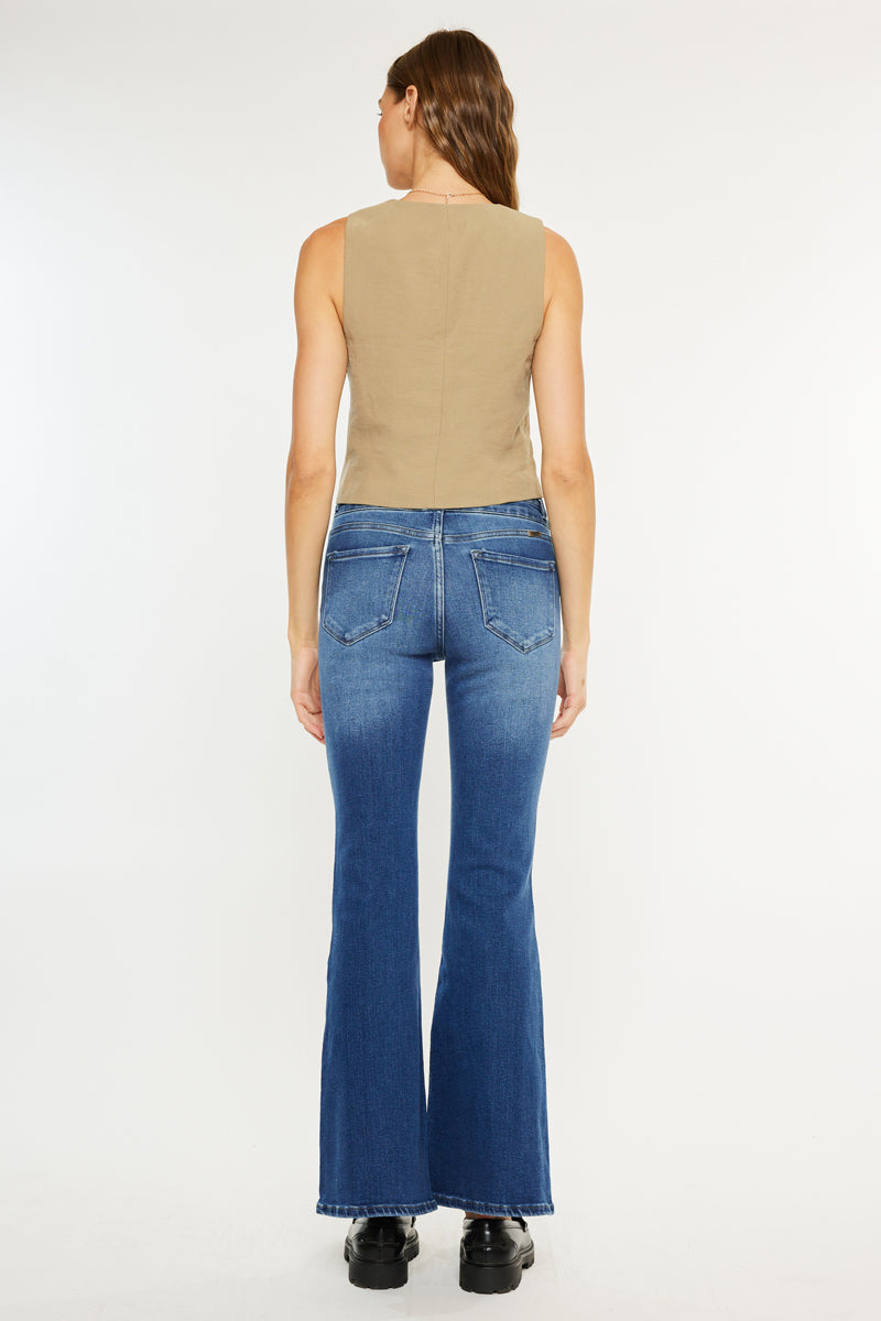 Vida High Rise Flare Jeans - Official Kancan USA