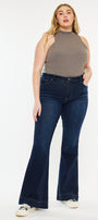 Nancy High Rise Flare Jeans (Plus Size) - Official Kancan USA