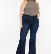 Nancy High Rise Flare Jeans (Plus Size) - Official Kancan USA
