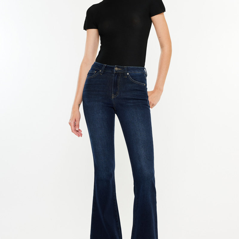 Roxanne High Rise Flare Jeans - Official Kancan USA