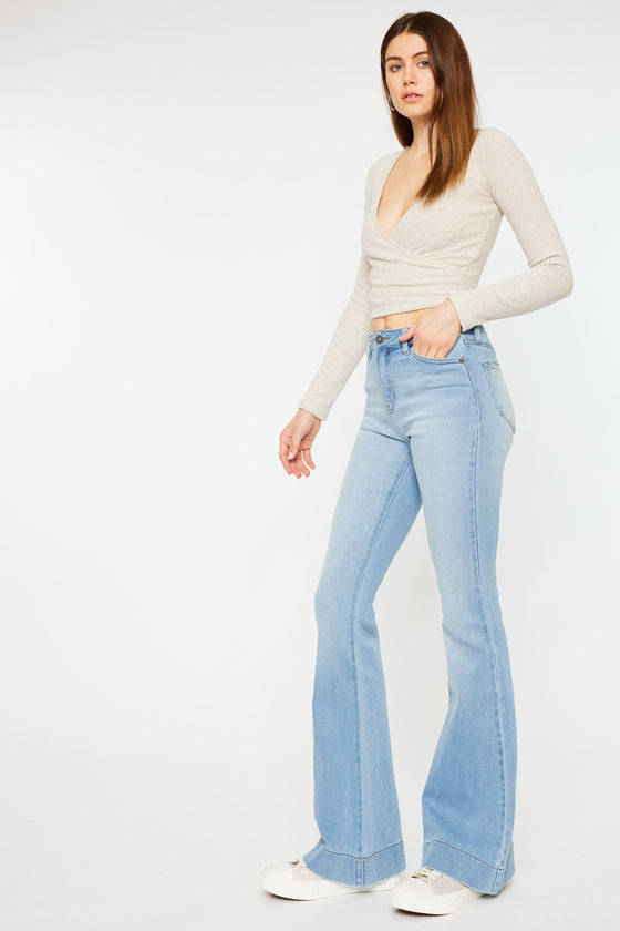 Roxanne High Rise Flare Jeans - Official Kancan USA