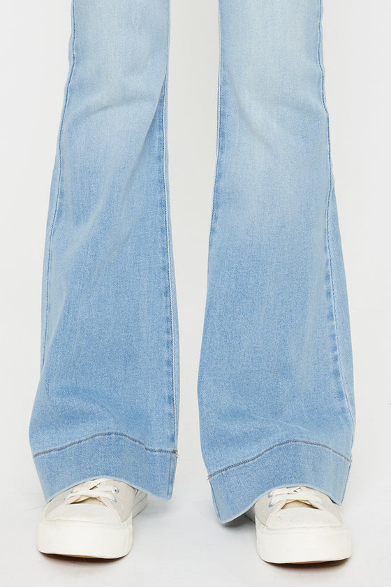 Roxanne High Rise Flare Jeans - Official Kancan USA