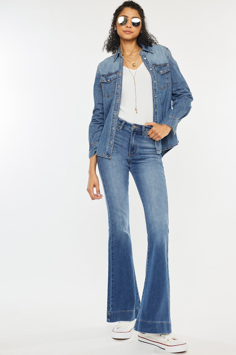 Lura High Rise Flare Jeans – Official Kancan USA