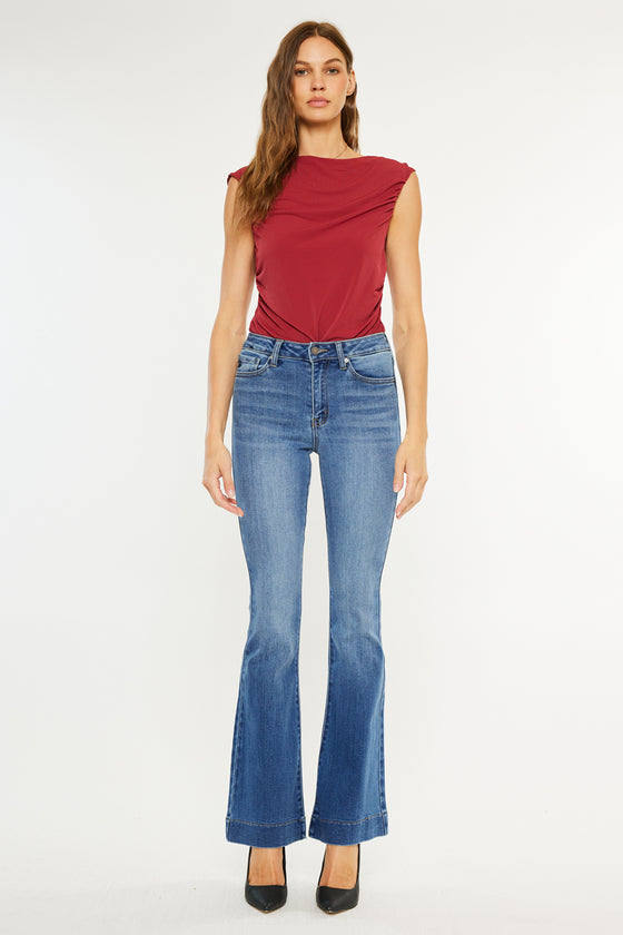 Roxanne High Rise Flare Jeans - Official Kancan USA