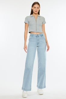  Celine Ultra High Rise Wide Leg Jeans - Official Kancan USA