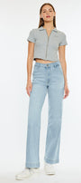 Celine Ultra High Rise Wide Leg Jeans - Official Kancan USA