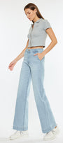 Celine Ultra High Rise Wide Leg Jeans - Official Kancan USA