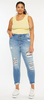 Beatrice High Rise Ankle Skinny (Plus Size) - Official Kancan USA