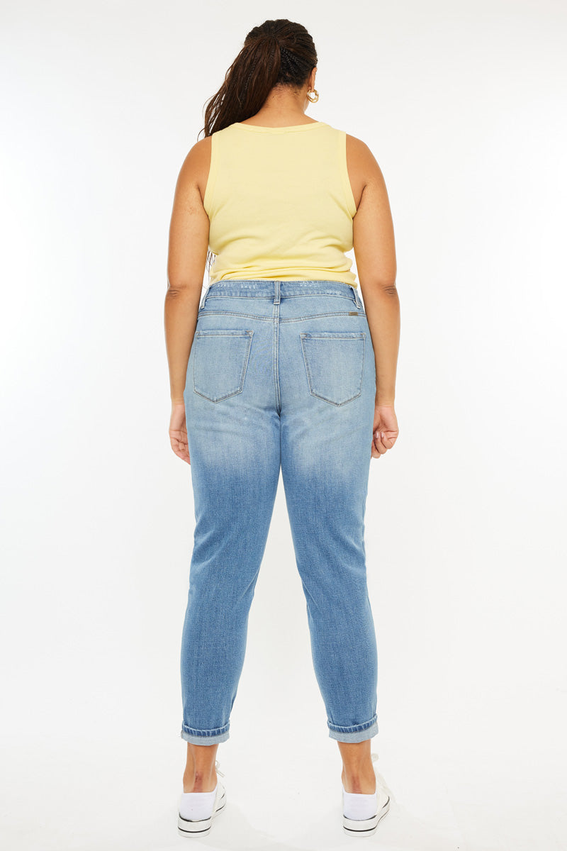 Beatrice High Rise Ankle Skinny (Plus Size) - Official Kancan USA