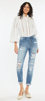 Leona High Rise Ankle Skinny Jeans - Official Kancan USA