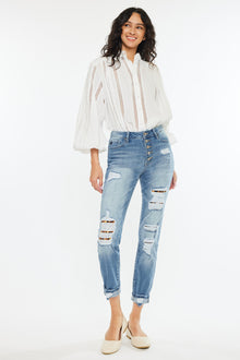  Leona High Rise Ankle Skinny Jeans - Official Kancan USA