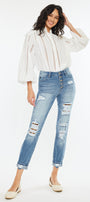Leona High Rise Ankle Skinny Jeans - Official Kancan USA