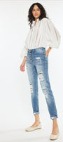 Leona High Rise Ankle Skinny Jeans - Official Kancan USA