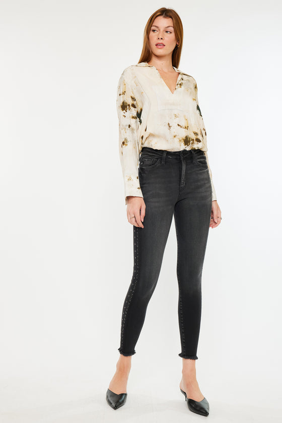 Hermione High Rise Ankle Skinny Jeans - Official Kancan USA