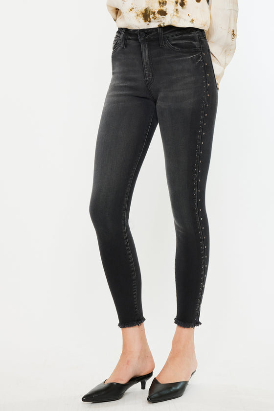 Hermione High Rise Ankle Skinny Jeans - Official Kancan USA
