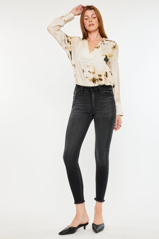 Hermione High Rise Ankle Skinny Jeans - Official Kancan USA