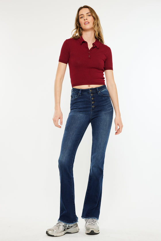 Rainn Ultra High Rise Flare Jeans - Official Kancan USA