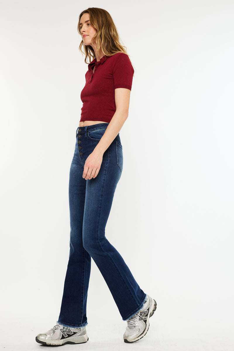 Rainn Ultra High Rise Flare Jeans - Official Kancan USA