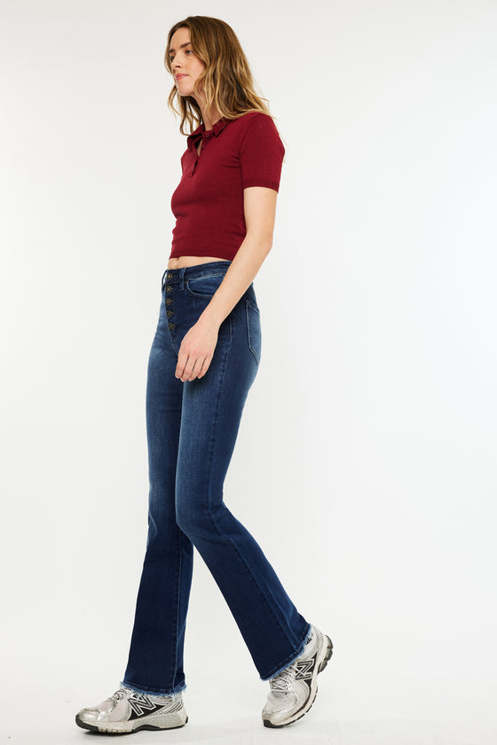 Rainn Ultra High Rise Flare Jeans - Official Kancan USA