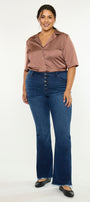 Yvette High Rise Flare (Plus Size) - Official Kancan USA