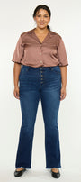Yvette High Rise Flare (Plus Size) - Official Kancan USA