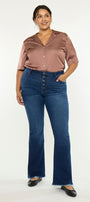 Yvette High Rise Flare (Plus Size) - Official Kancan USA