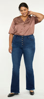 Yvette High Rise Flare (Plus Size) - Official Kancan USA