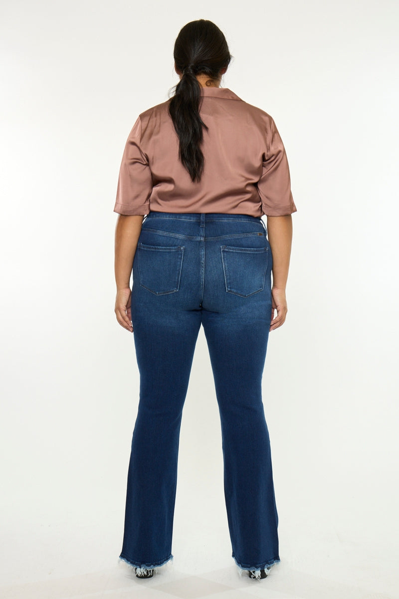 Yvette High Rise Flare (Plus Size) - Official Kancan USA
