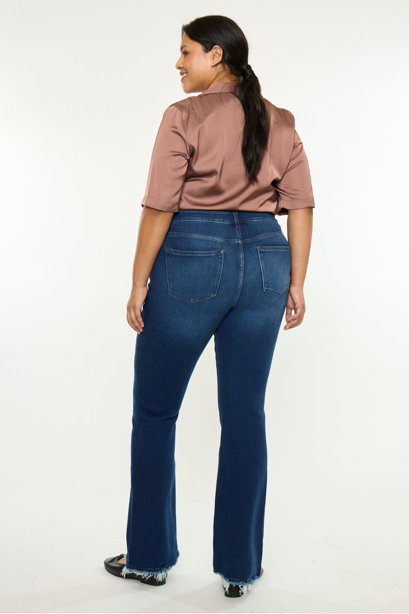 Yvette High Rise Flare (Plus Size) - Official Kancan USA