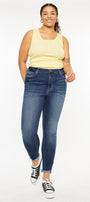 Griffin Ultra High Rise Ankle Skinny Jeans (Plus Size) - Official Kancan USA