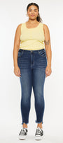 Griffin Ultra High Rise Ankle Skinny Jeans (Plus Size) - Official Kancan USA