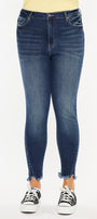 Griffin Ultra High Rise Ankle Skinny Jeans (Plus Size) - Official Kancan USA