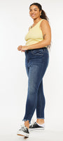 Griffin Ultra High Rise Ankle Skinny Jeans (Plus Size) - Official Kancan USA