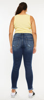 Griffin Ultra High Rise Ankle Skinny Jeans (Plus Size) - Official Kancan USA