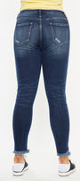 Griffin Ultra High Rise Ankle Skinny Jeans (Plus Size) - Official Kancan USA