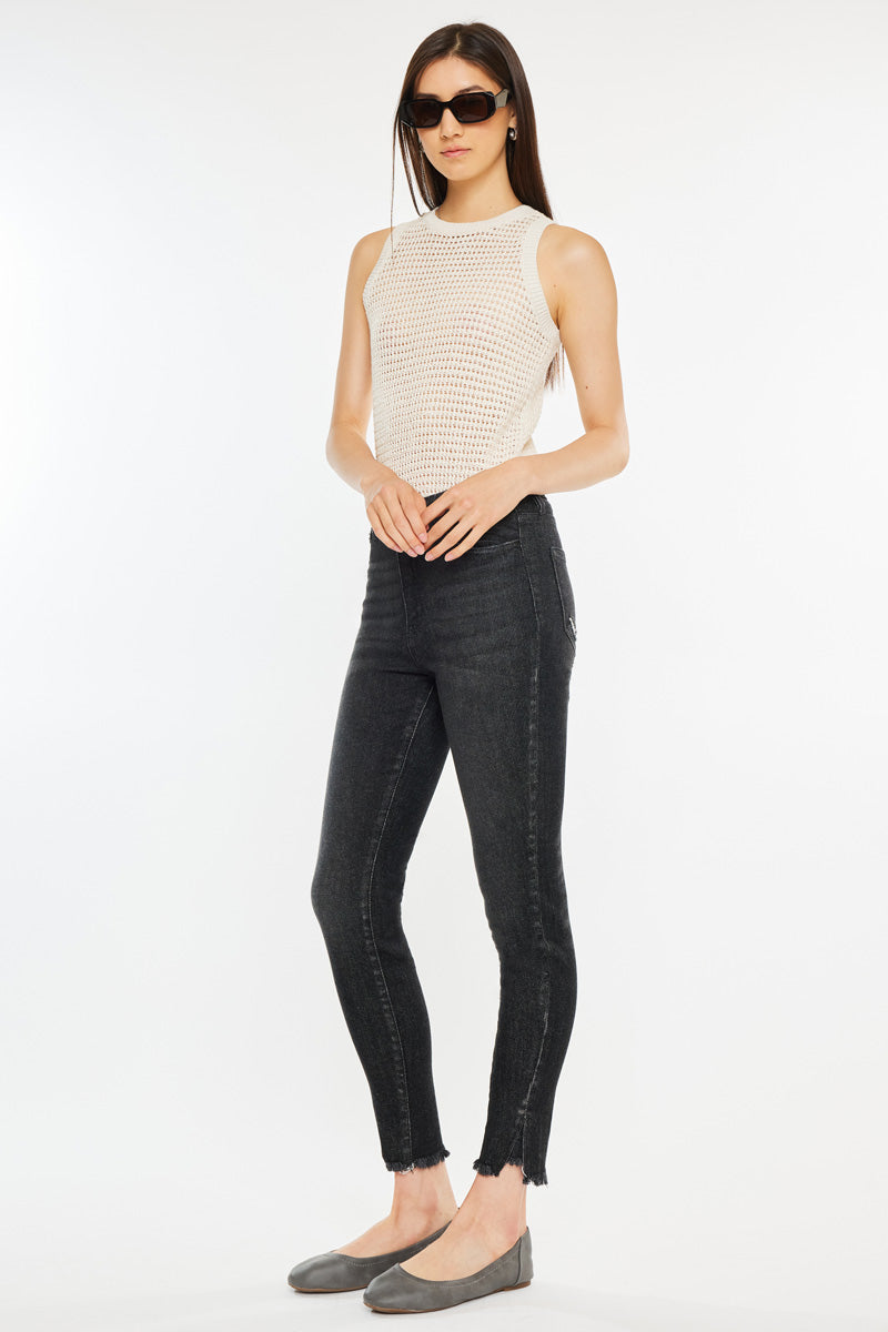 Layna Ultra High Rise Ankle Skinny Jeans - Official Kancan USA