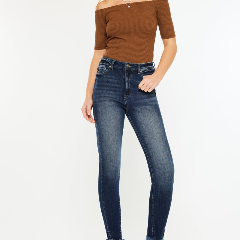 Layna Ultra High Rise Ankle Skinny Jeans - Official Kancan USA