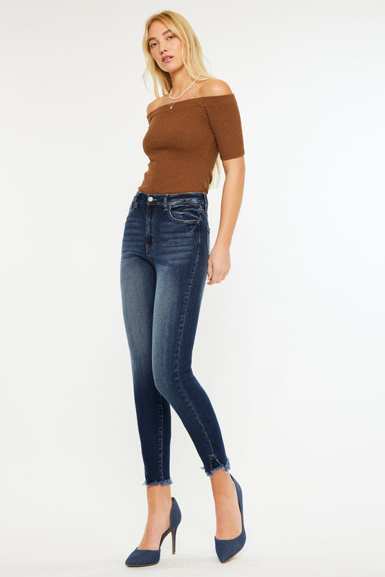 Layna Ultra High Rise Ankle Skinny Jeans - Official Kancan USA