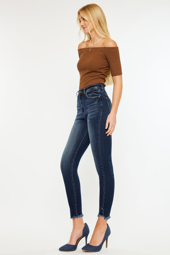 Layna Ultra High Rise Ankle Skinny Jeans - Official Kancan USA