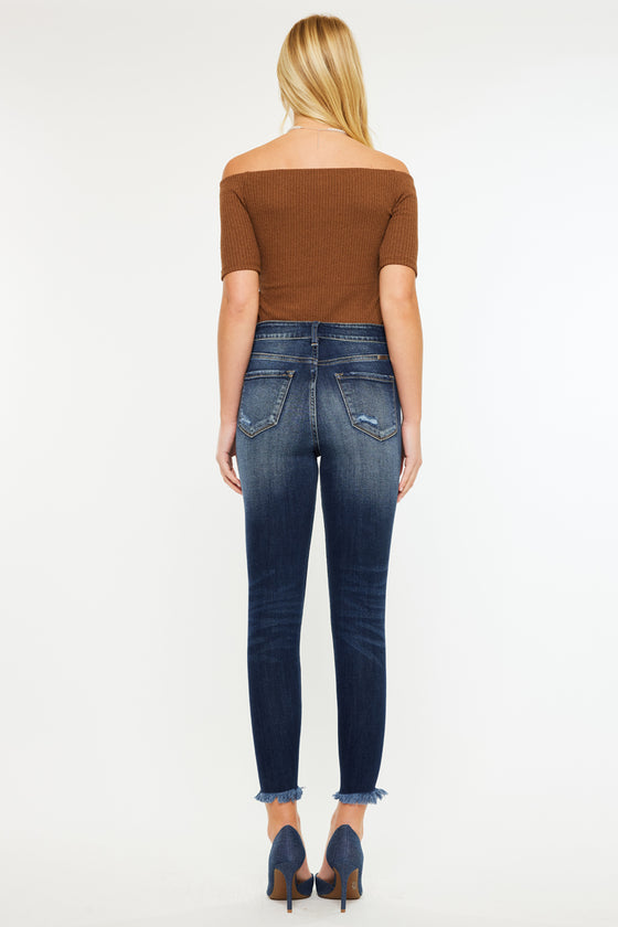 Layna Ultra High Rise Ankle Skinny Jeans - Official Kancan USA