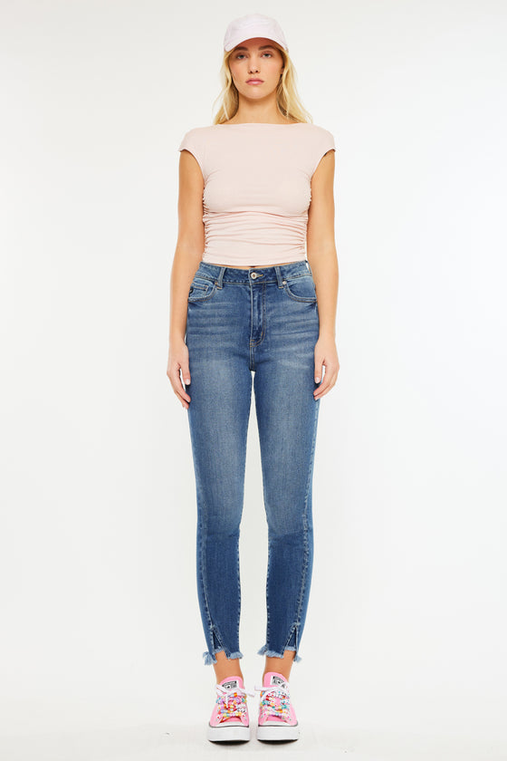 Layna Ultra High Rise Ankle Skinny Jeans - Official Kancan USA