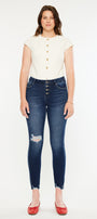 Milo High Rise Ankle Skinny Jeans - Curvy - Official Kancan USA