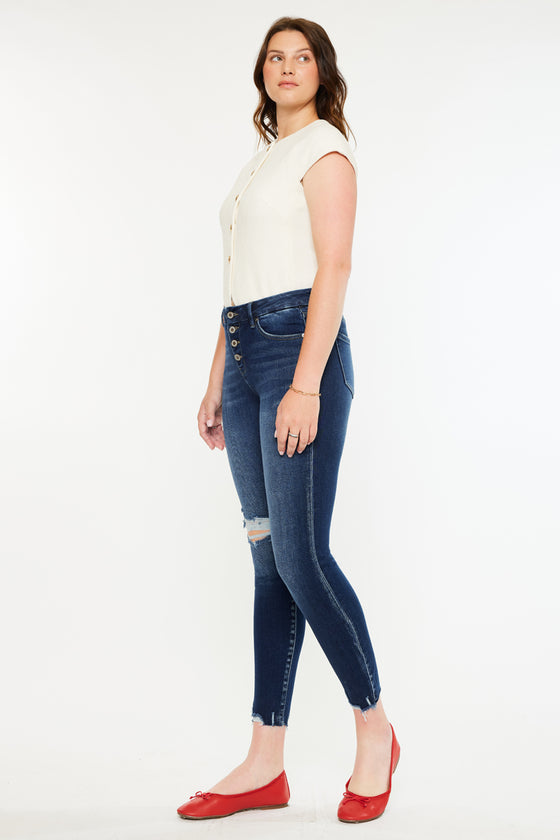 Milo High Rise Ankle Skinny Jeans - Curvy