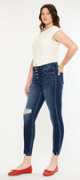 Milo High Rise Ankle Skinny Jeans - Curvy - Official Kancan USA