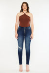 Wesley High Rise Super Skinny Jeans - Curvy - Official Kancan USA