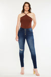 Wesley High Rise Super Skinny Jeans - Curvy - Official Kancan USA